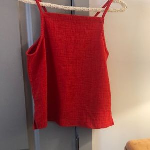 Red madewell tank shirt
